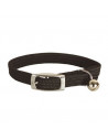 Collier noir élastique pour chat