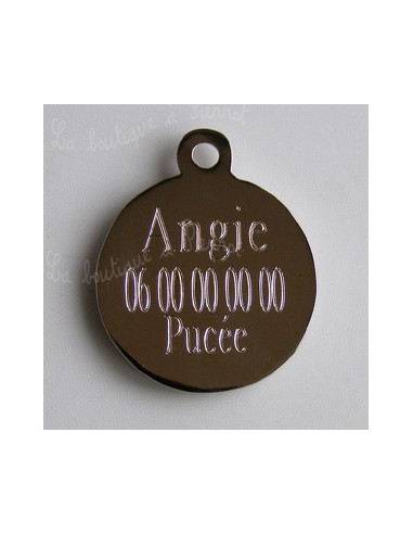 Médaille pour chat "FLeur de lys" 2,3cm