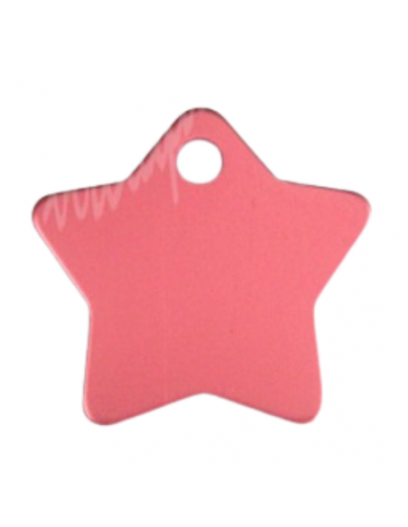 Etoile ALU PM Chat couleur Rose