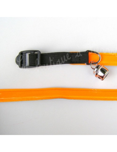 Collier pour chat réfléchissant uni...