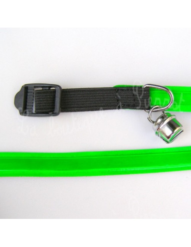 Collier pour chat réfléchissant uni...