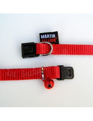 Collier pour chat uni + sécurité...