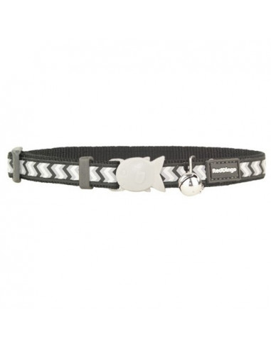 Collier chat réfléchissant Red Dingo collection Ziggy noir