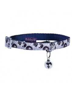 Collier pour chat Bobby, Confetti parme et gris