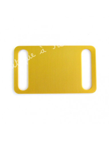 Plaque pour chien adaptable sur collier