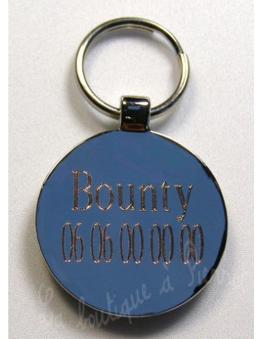 La Boutique à Pierrot - médaille trèfle - gravure