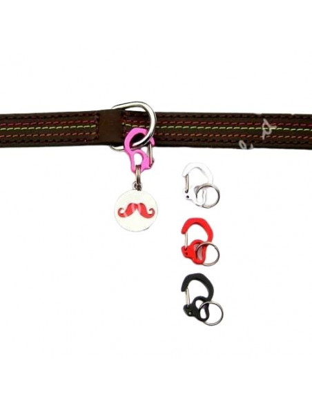 Clip d'attache médaille collier chat ou chien - La Boutique à Pierrot