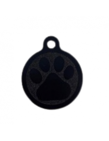 Médaille Ronde en 3,2cm Patte pour Chien - La Boutique à Pierrot