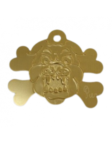 Médaille pour chien molosse 5x4,5cm - La Boutique à Pierrot