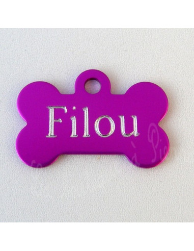 Médaille pour chien "Mini os" 2,5 cm...