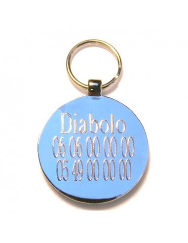 Médaille pour chien "Football" 2,5 cm