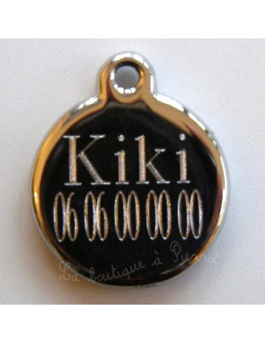 Médaille pour chien "Papillon" 2cm...