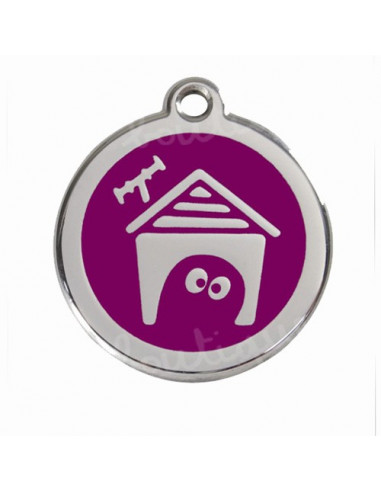 Médaille pour chien "Niche" 2cm Red...