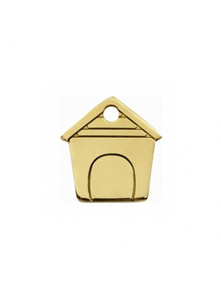 Médaille chien red dingo 2 x 2cm, Style niche en laiton