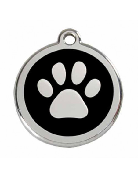 Médaille chien Red Dingo patte de chien sur fond 3cm - La Boutique à Pierrot