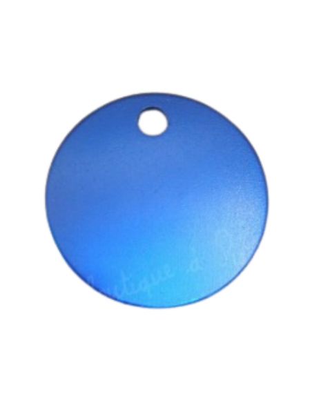 Médaille pour chien Ronde en Alu de 2,5cm - La Boutique à Pierrot