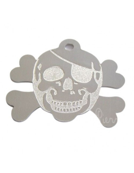 Médaille pour chat pirate 3,7x3,3cm - La Boutique à Pierrot