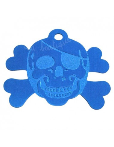 Médaille pour chat "Pirate" 3,7cmx3,3cm