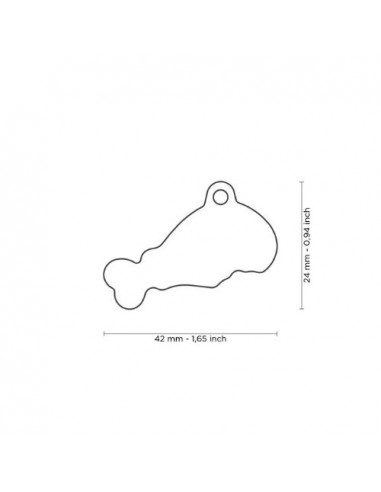 Médaille Food Poulet pour chien...