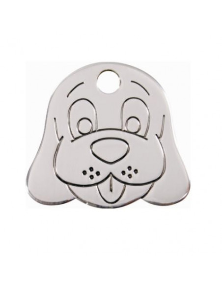 Style Médaille Tête de toutou pour chien Red Dingo