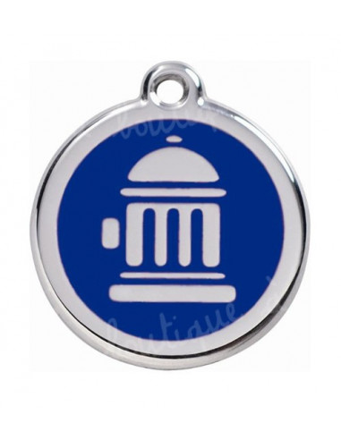 Médaille pour chien Red Dingo pompier 3cm - La Boutique à Pierrot