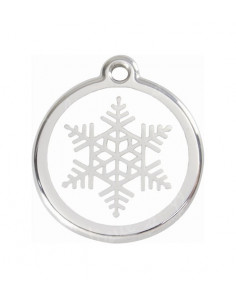 Médaille forme Flocon de neige GM 3cm