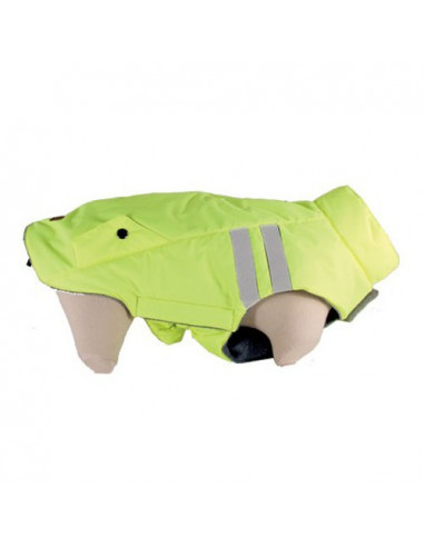Doudoune Flashy jaune pour chien