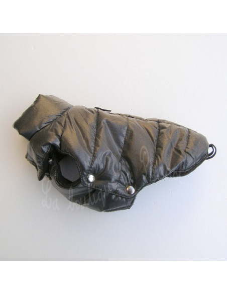 Doudoune Doogy de couleur grise pour chien