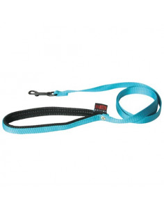 Laisse bleu turquoise Martin Sellier pour chien