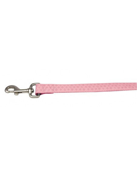 Laisse pour Chien Mac Leather rose