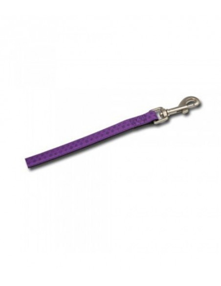 Laisse pour Chien Mac Leather Violet