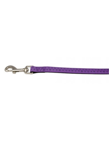 Laisse pour Chien Mac Leather Violet