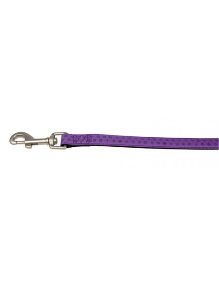 Laisse pour Chien Mac Leather Violet