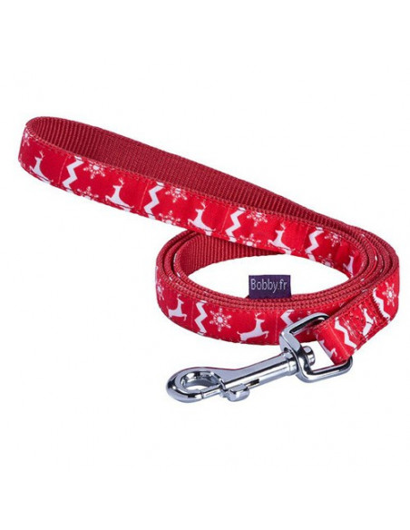 Laisse pour chien Bobby Luge rouge