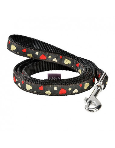 Laisse pour chien Bobby Lovely noir