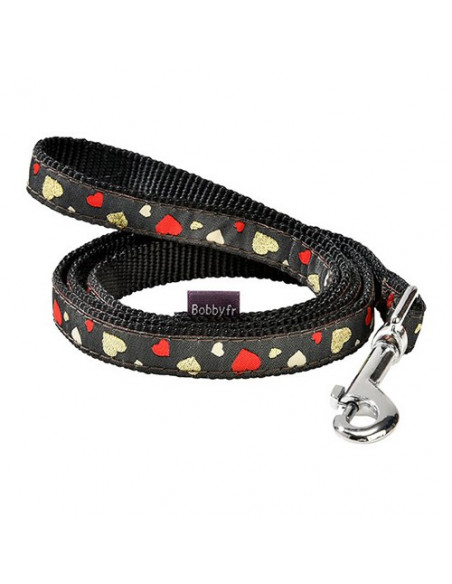 Laisse pour chien Bobby Lovely noir