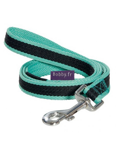 Laisse bleue et noire Bobby Cute