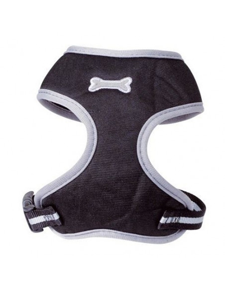 Harnais tee-shirt pour chien Bobby, Arlequin noir