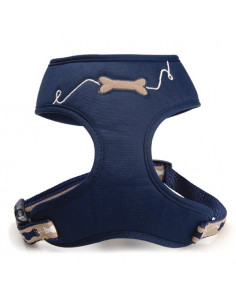 Harnais tee-shirt pour chien Bobby, Kyrielle bleu