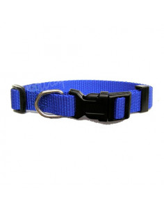 Collier réglable bleu Doogy pour chien