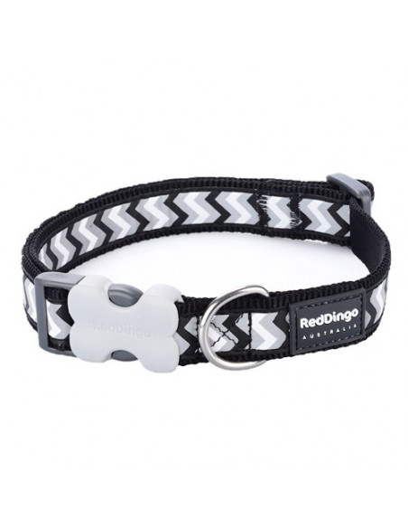Collier Red Dingo réfléchissant Ziggy noir pour chien