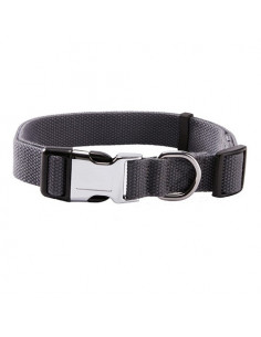 Collier coton pour chien Bobby Savane gris