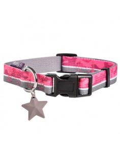Collier Bobby norm rose pour chien
