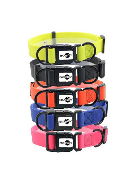 Collier pour chien BOBBY PVC POP 5 coloris