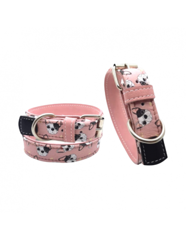 collier cuir vachette bulldog