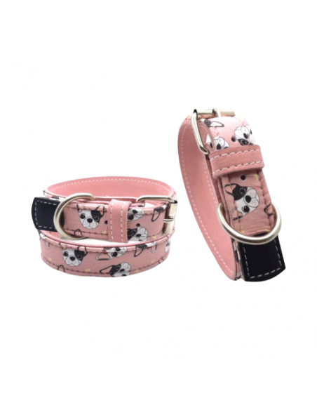 collier cuir vachette bulldog