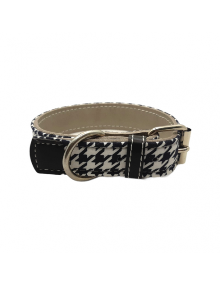 collier cuir vachette vichy