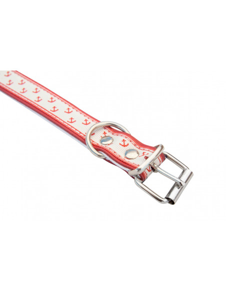 collier cuir vachette ancre