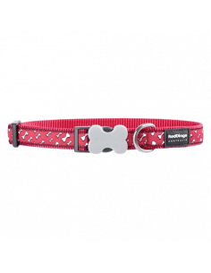 Collier pour chien Red Dingo Os rouge