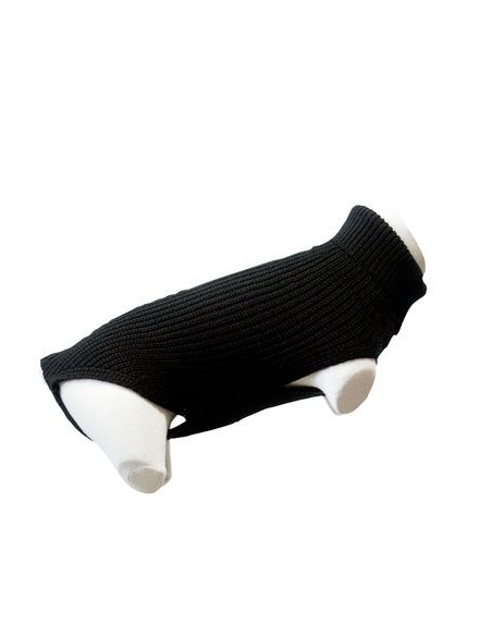 La Boutique à Pierrot - Pull pour chien Doogy noir - taille 24 cm à 60 cm